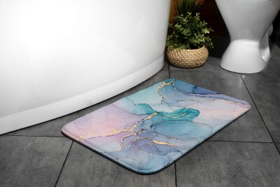 Tapis salle de bain Marbre coloré