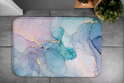 Tapis salle de bain Marbre coloré