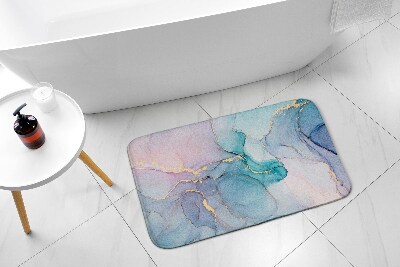 Tapis salle de bain Marbre coloré