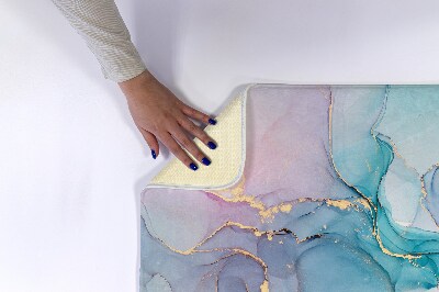 Tapis salle de bain Marbre coloré