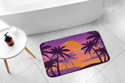 Tapis de salle de bain Plage tropicale