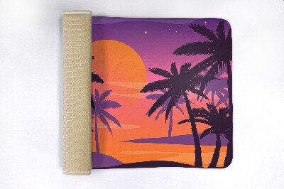 Tapis de salle de bain Plage tropicale