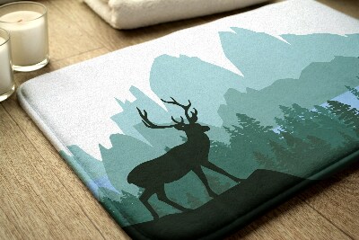 Tapis bain Forêt des cerfs