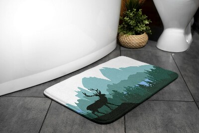 Tapis bain Forêt des cerfs