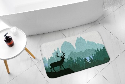 Tapis bain Forêt des cerfs
