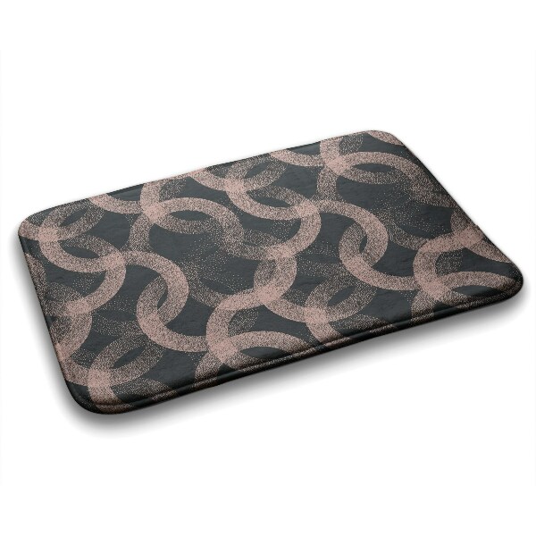 Tapis de bain Abstraction des cercles