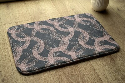 Tapis de bain Abstraction des cercles