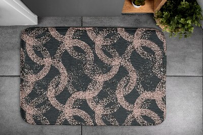 Tapis de bain Abstraction des cercles