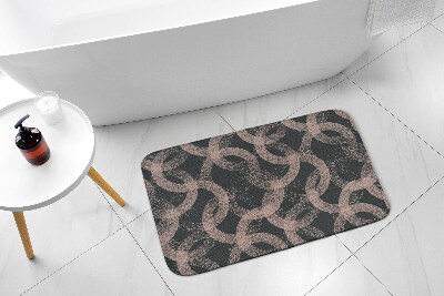Tapis de bain Abstraction des cercles