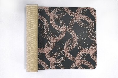 Tapis de bain Abstraction des cercles