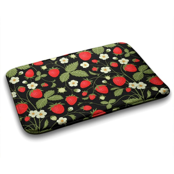 Tapis bain Fraises