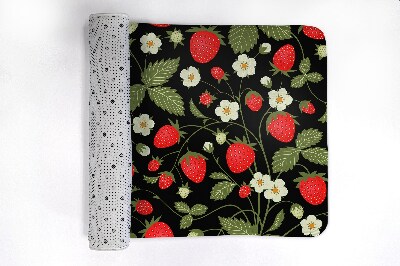 Tapis bain Fraises