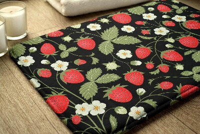 Tapis bain Fraises