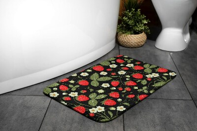 Tapis bain Fraises