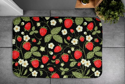 Tapis bain Fraises