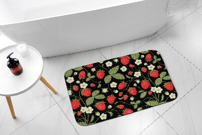 Tapis bain Fraises