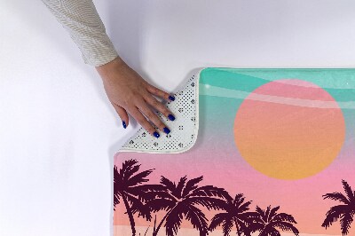 Tapis de bain Plage tropicale