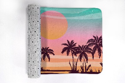 Tapis de bain Plage tropicale