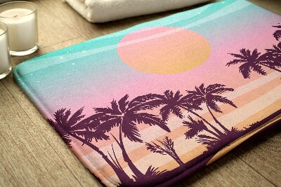 Tapis de bain Plage tropicale
