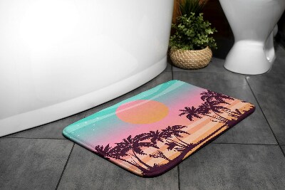 Tapis de bain Plage tropicale