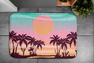 Tapis de bain Plage tropicale