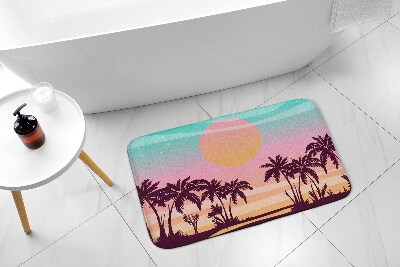 Tapis de bain Plage tropicale