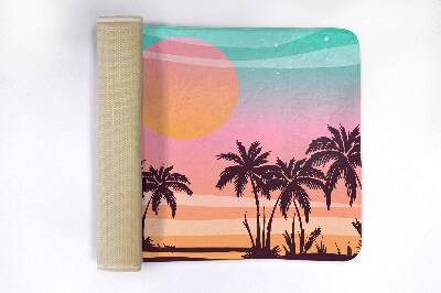 Tapis de bain Plage tropicale