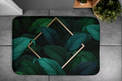 Tapis salle de bain Feuilles tropicales