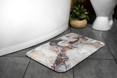 Tapis de salle de bain Marbre clair