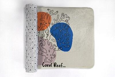 Tapis bain Récif corallien