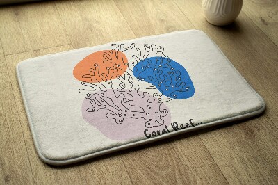 Tapis bain Récif corallien