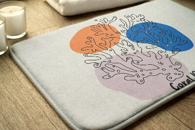 Tapis bain Récif corallien