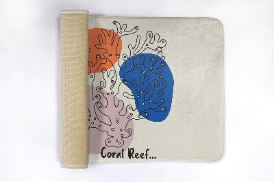 Tapis bain Récif corallien