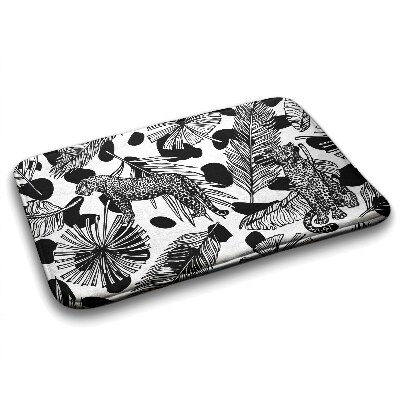 Tapis de bain Léopard de la savane