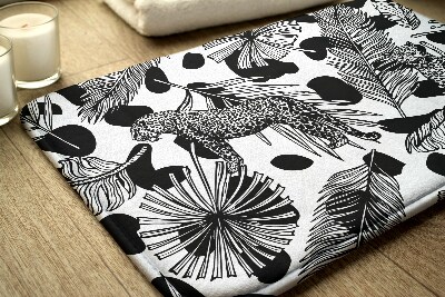 Tapis de bain Léopard de la savane