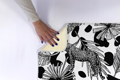 Tapis de bain Léopard de la savane