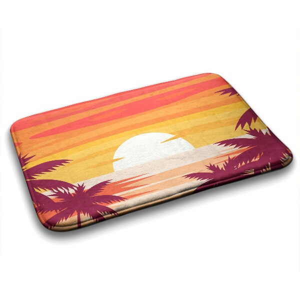 Tapis salle de bain Plage tropicale