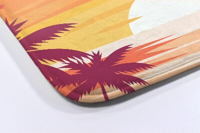 Tapis salle de bain Plage tropicale