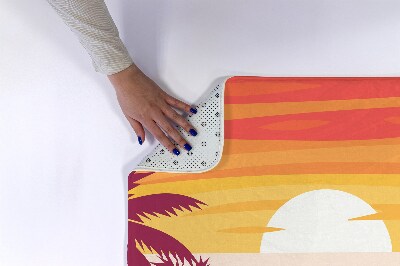 Tapis salle de bain Plage tropicale