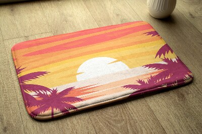 Tapis salle de bain Plage tropicale