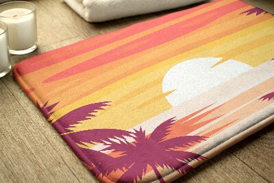 Tapis salle de bain Plage tropicale