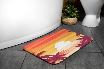 Tapis salle de bain Plage tropicale