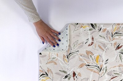 Tapis de salle de bain Abstraction des plantes