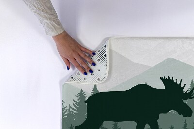 Tapis de bain Nature de l'orignal