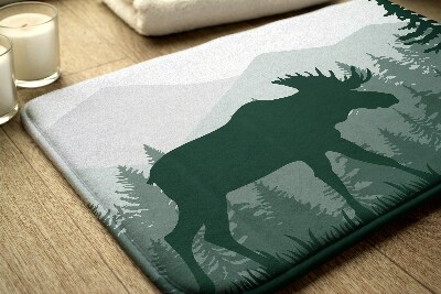 Tapis de bain Nature de l'orignal