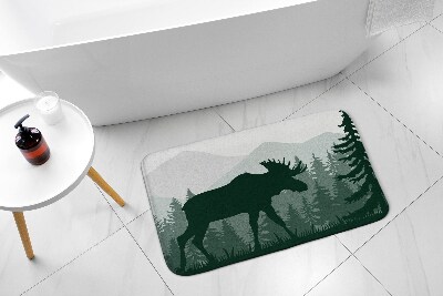 Tapis de bain Nature de l'orignal