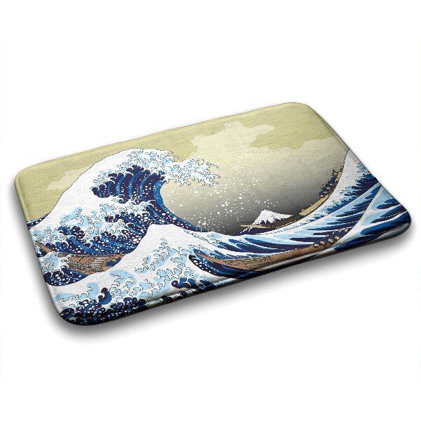 Tapis de salle de bain La grande vague de kanagawa