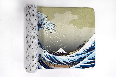 Tapis de salle de bain La grande vague de kanagawa