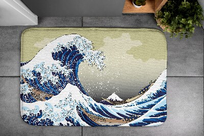 Tapis de salle de bain La grande vague de kanagawa