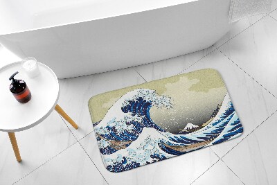 Tapis de salle de bain La grande vague de kanagawa